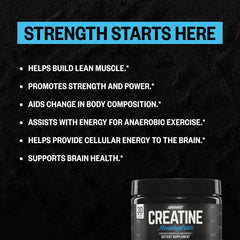 ONNIT Creatine Monohydrate unflavored powder blends smoothly into drinks
