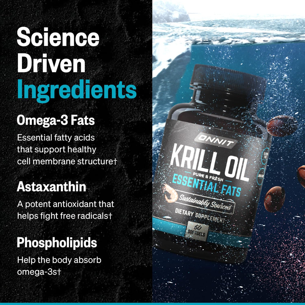 ONNIT ingredientes destacando astaxantina y omega-3 beneficios antioxidantes