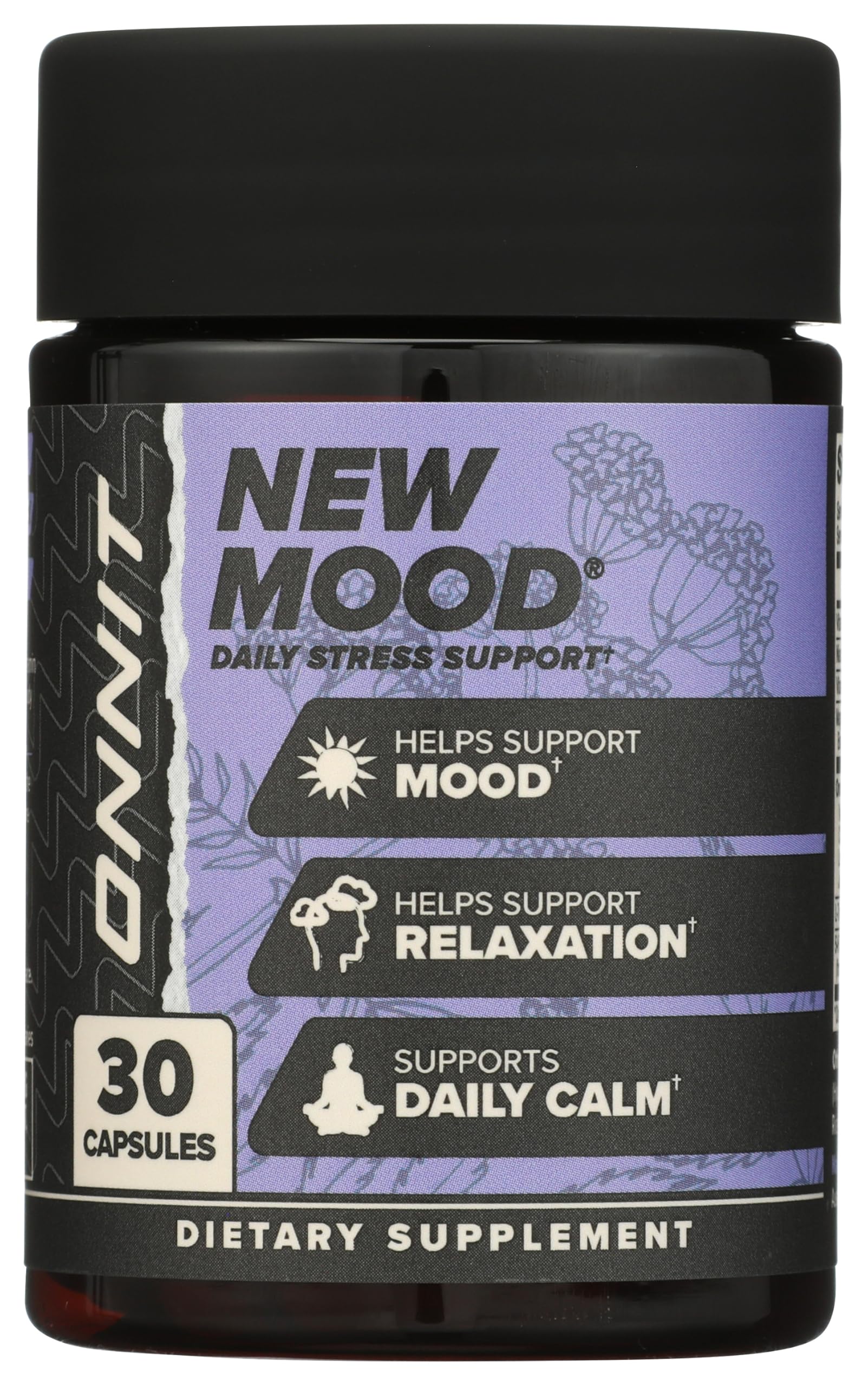 ONNIT New MOOD cápsula en mano para visual de dosis y facilidad