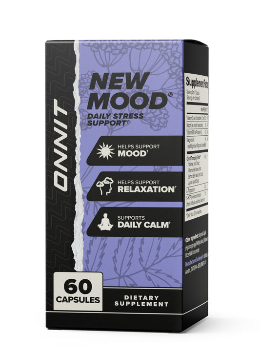 ONNIT New MOOD cápsulas detalle de textura y tamaño para fácil ingestión