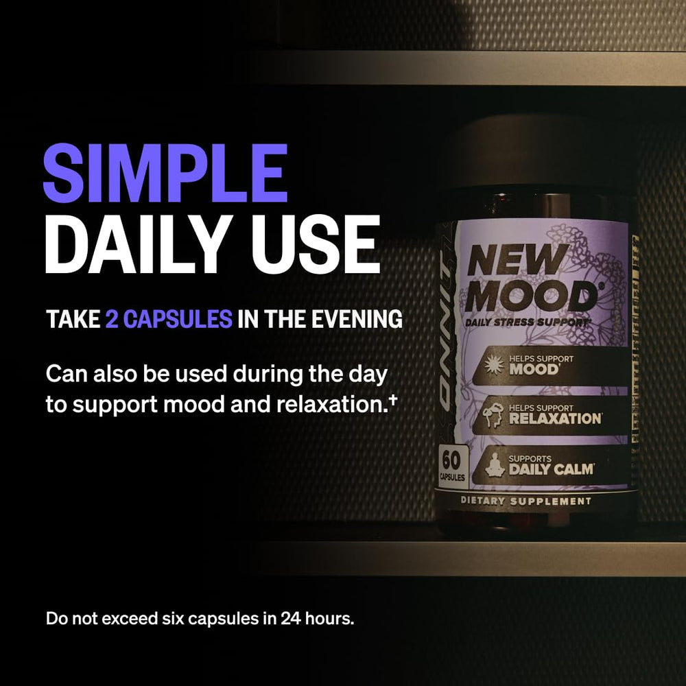 ONNIT New MOOD junto a una moneda para comparar tamaño de cápsula