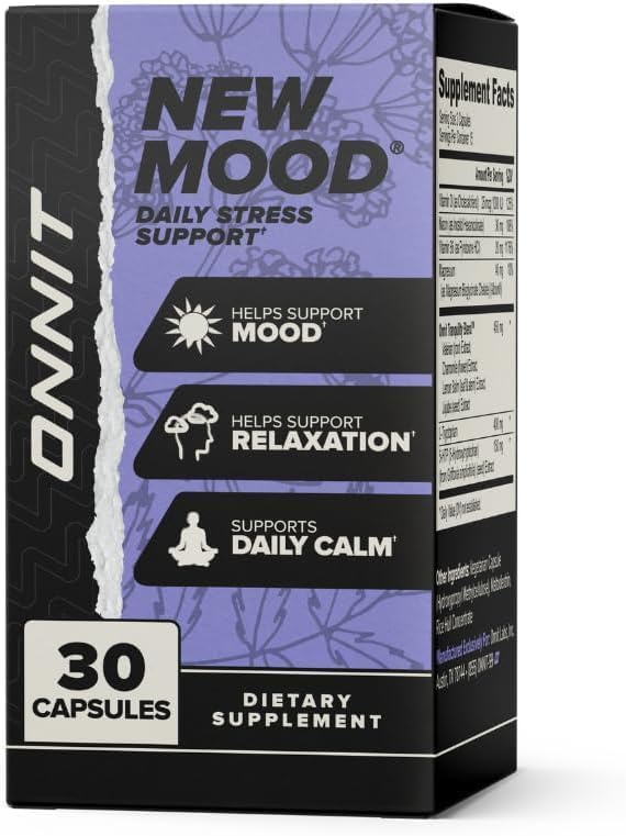 ONNIT New MOOD etiqueta legible con ingredientes clave para confianza