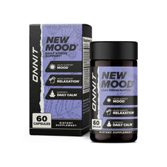 ONNIT New MOOD frontal del envase mostrando presentación y beneficios