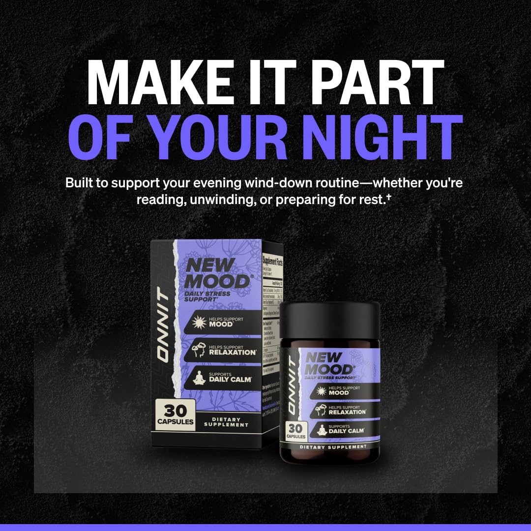ONNIT New MOOD primer plano de cápsula que destaca pureza y calidad