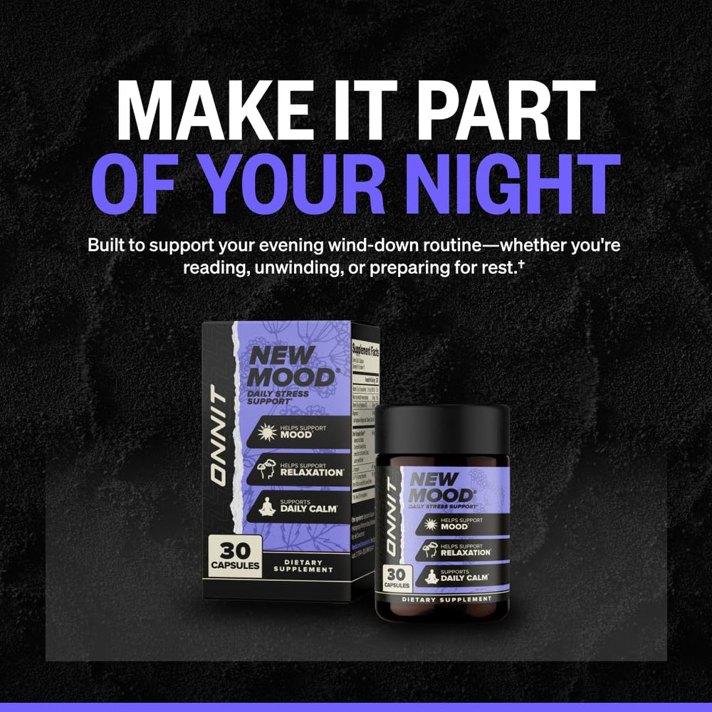ONNIT New MOOD primer plano de cápsula que destaca pureza y calidad