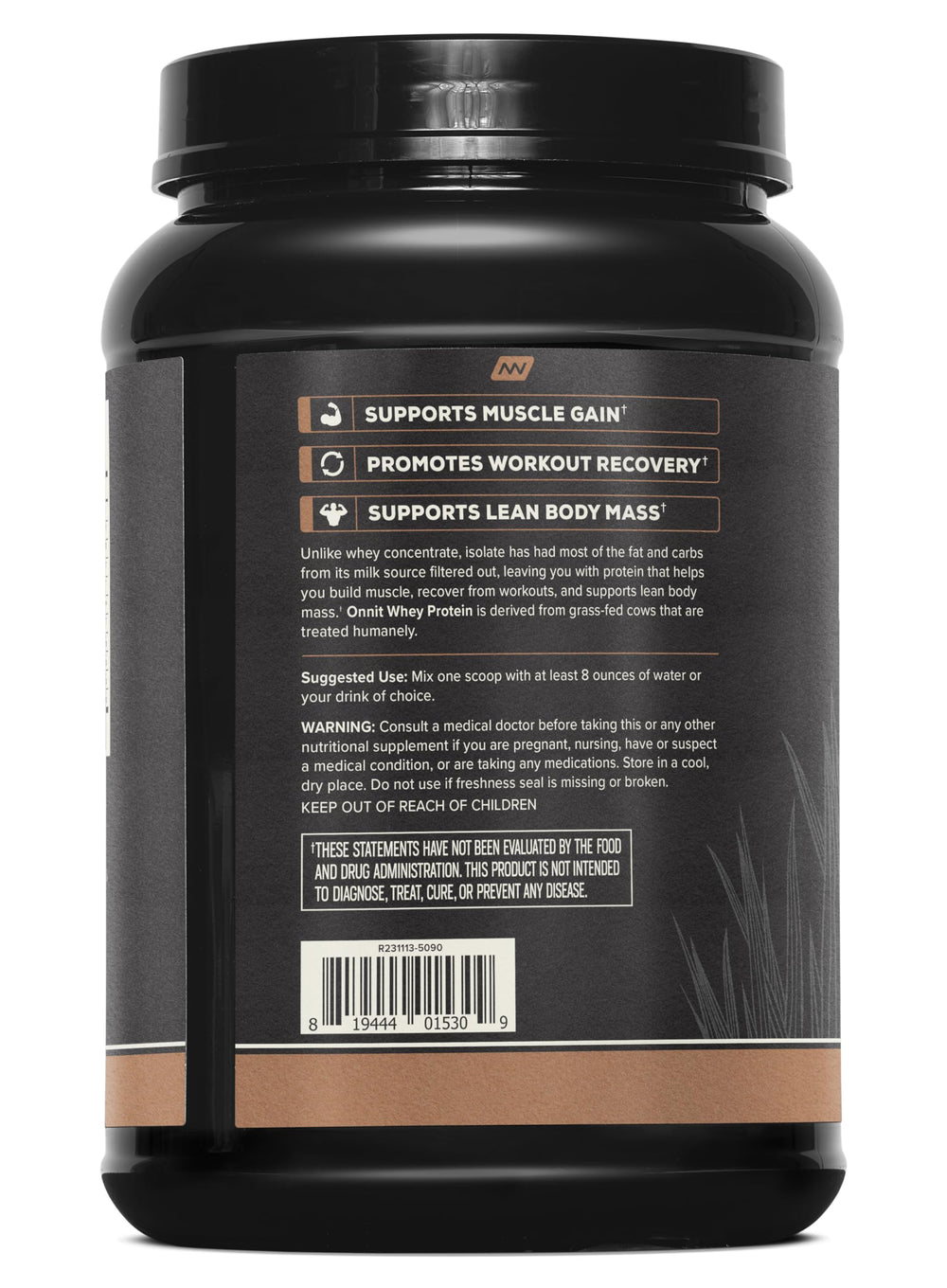ONNIT polvo en cuchara mostrando textura fina y fácil disolución