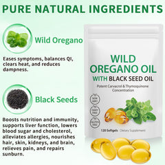 Onznoz black seed oil blend label highlights nutrient-rich profile.