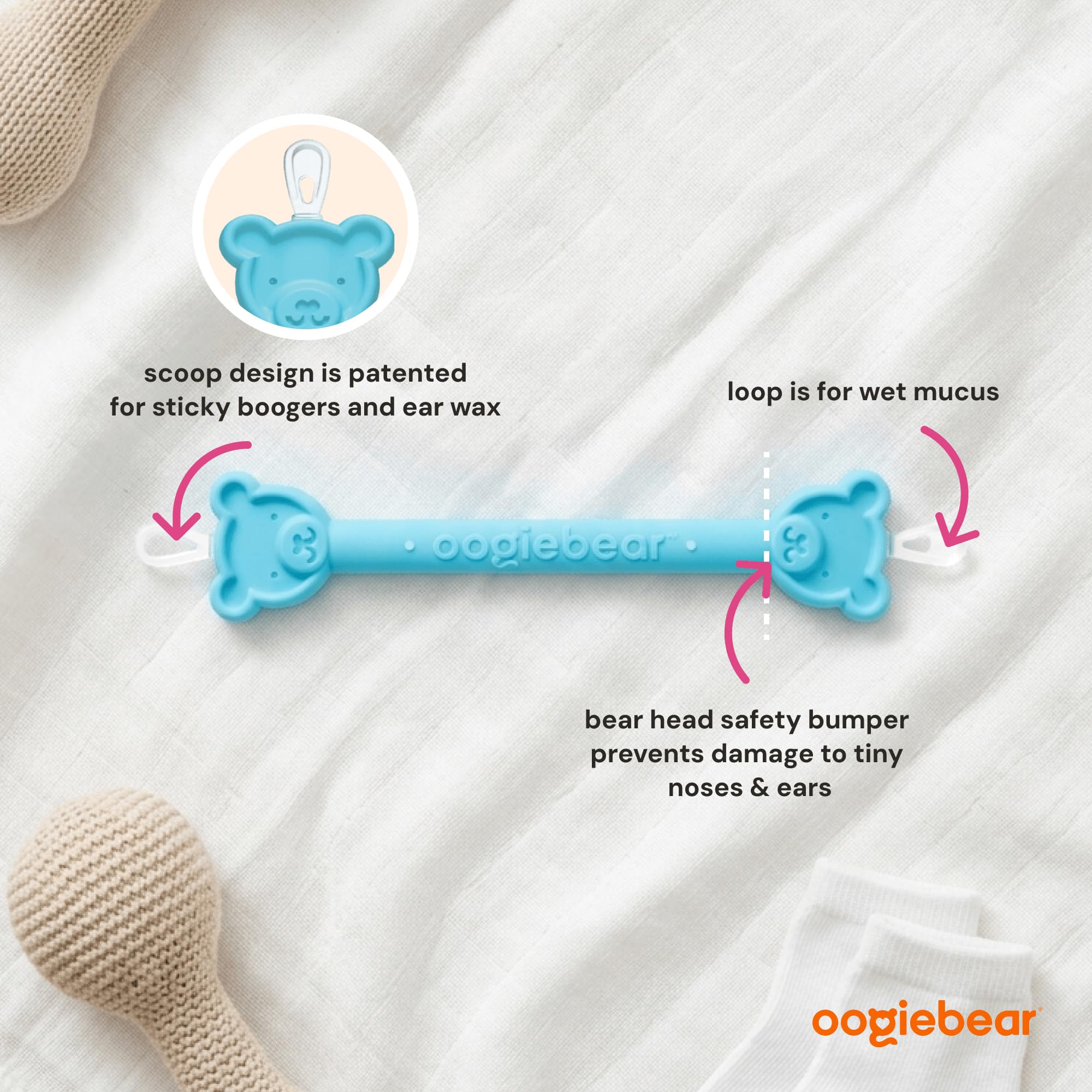oogiebear extremo lazo para retirar mucosidades pegajosas