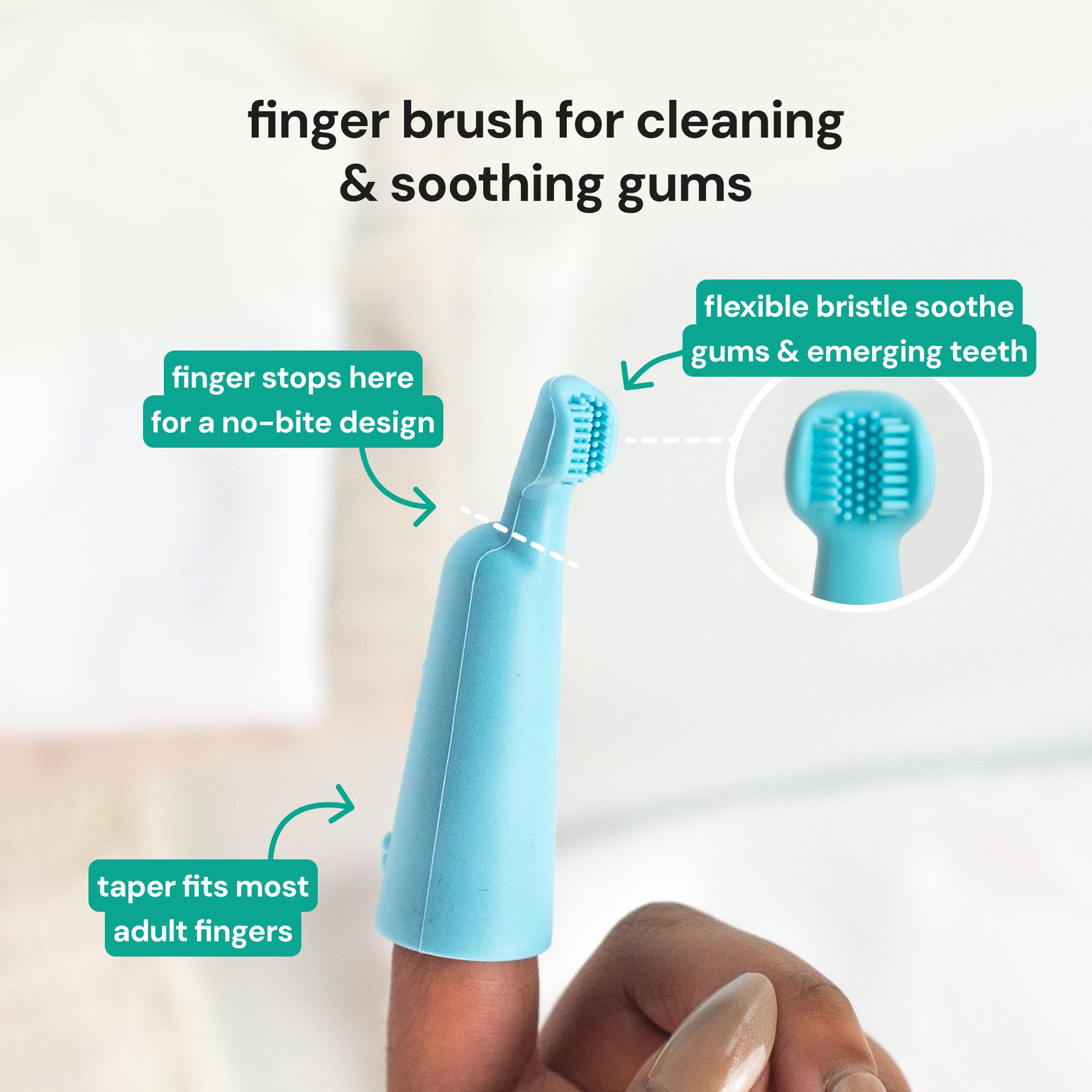 oogiebear textura de silicona apta para bebés, cómoda y segura