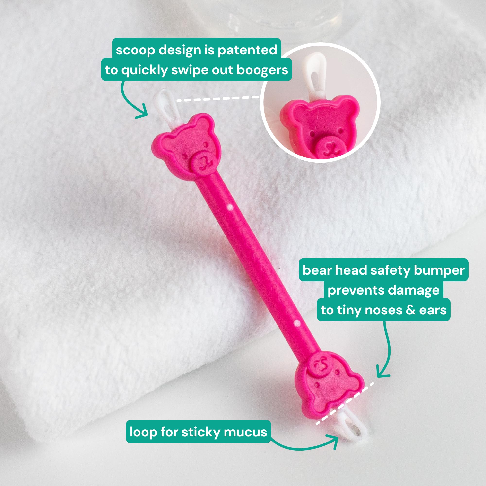 oogiebear tope con forma de osito que evita inserciones profundas