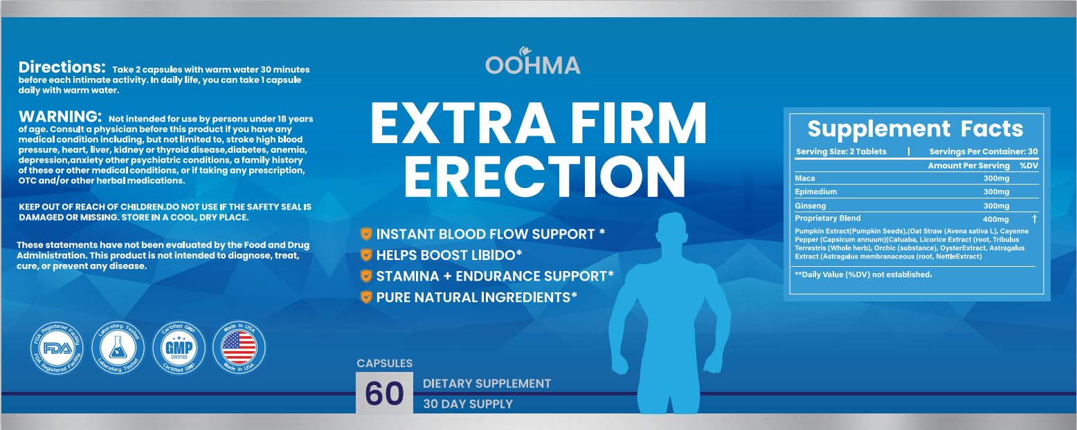 Etiqueta de Oohma con lista de ingredientes naturales visible para transparencia