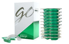 Opalescence empaque frontal mostrando 20 férulas y beneficio de comodidad