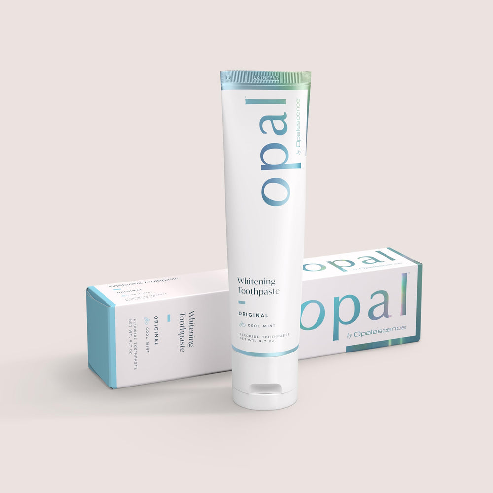 Opalescence Opal etiqueta con certificaciones y calidad de fabricación
