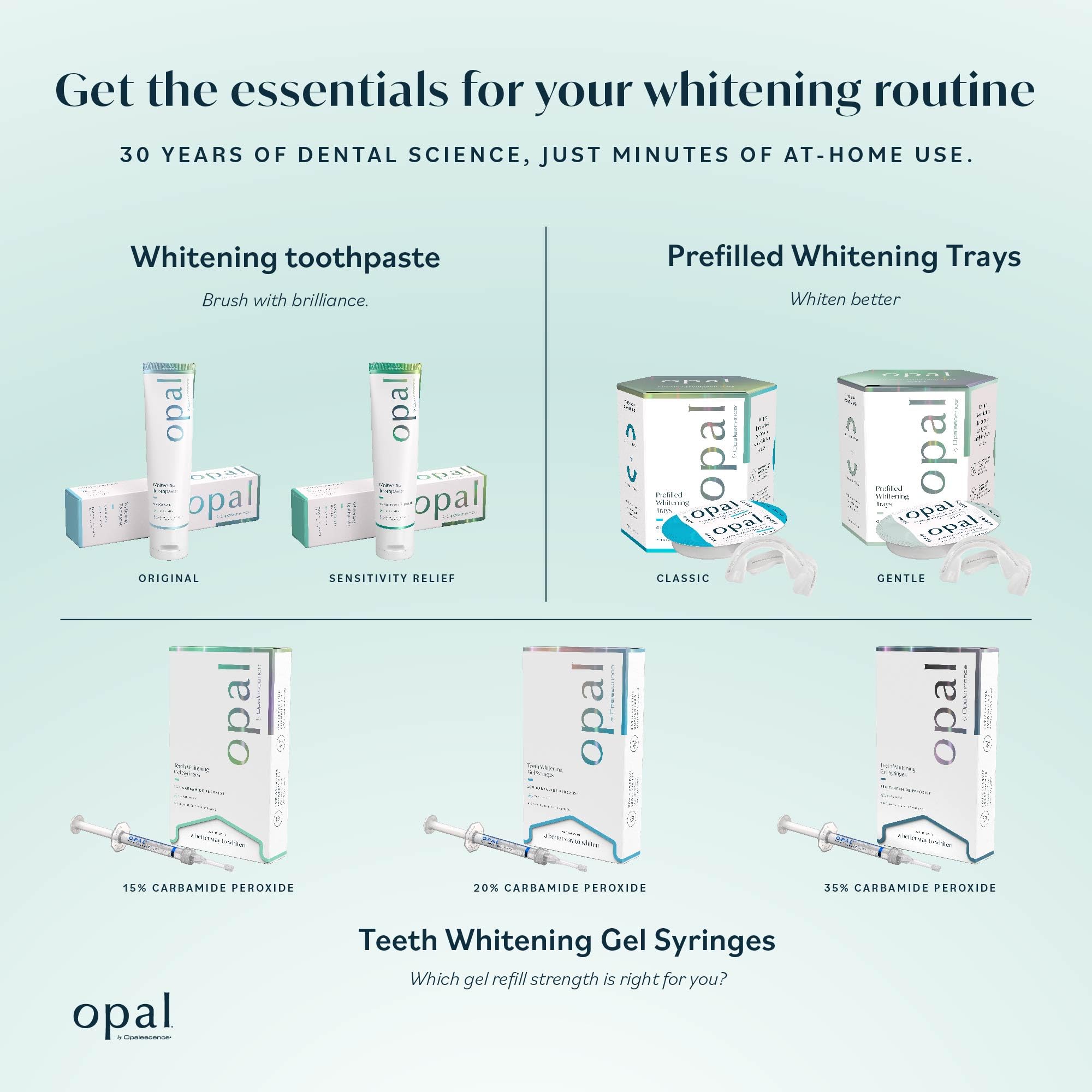 Opalescence Opal en baño estilo de vida para incorporar en rutina diaria