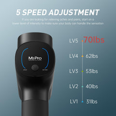 opove m3 pro 2 masaje en hombro demostrando alivio muscular