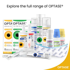 Optase en bolso diario enfatizando conveniencia para la rutina