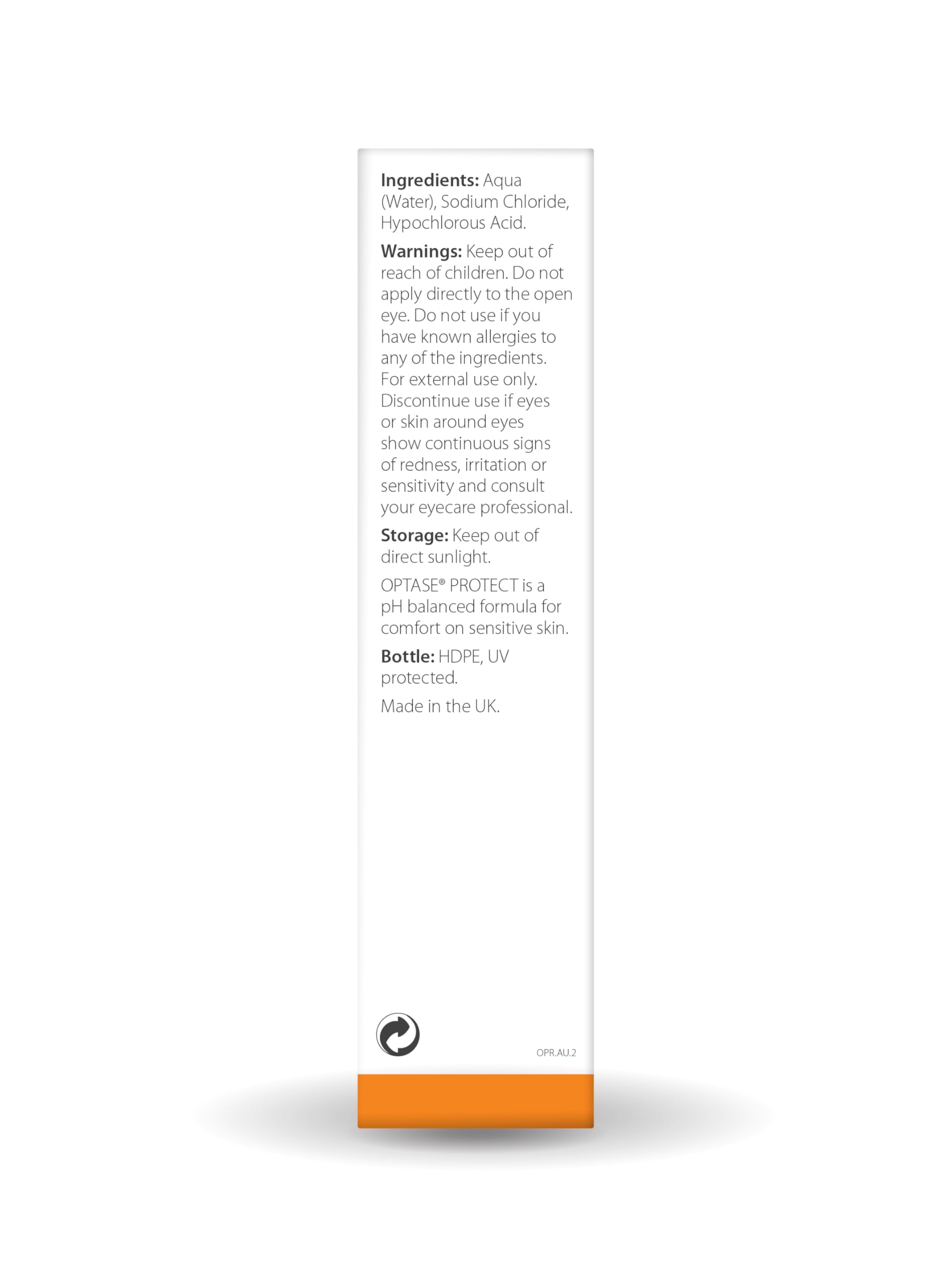 Detalle del pulverizador de Optase Protect mostrando precisión y aplicación sin contacto