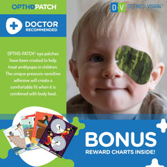OPTHOPATCH detalle del diseño infantil que hace el uso divertido