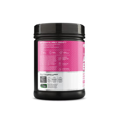 Persona en gimnasio tomando Optimum Nutrition Amino Energy para enfoque y energía