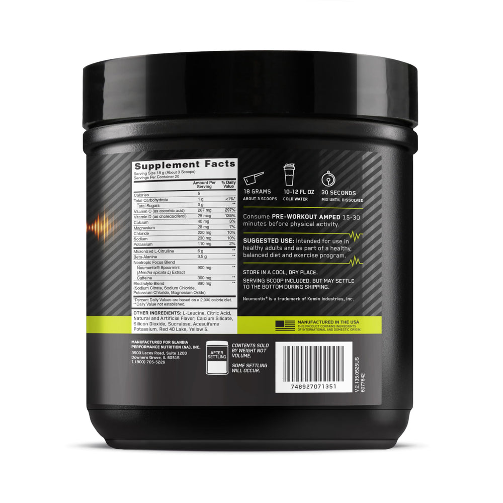 Optimum Nutrition comparativa de tamaño en mano para visualizar porción