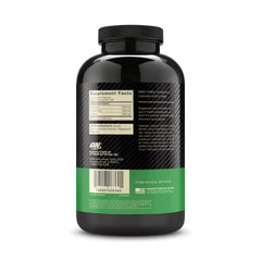 Optimum Nutrition producto en un gimnasio junto a accesorios, ideal para deportistas