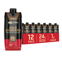 Optimum Nutrition botella frontal mostrando la etiqueta y beneficios