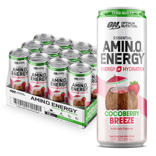 Optimum Nutrition lata Cocoberry al frente muestra diseño y frescura