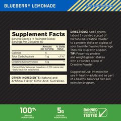 Detalle del polvo micronizado de Optimum Nutrition con textura fina y disolución rápida