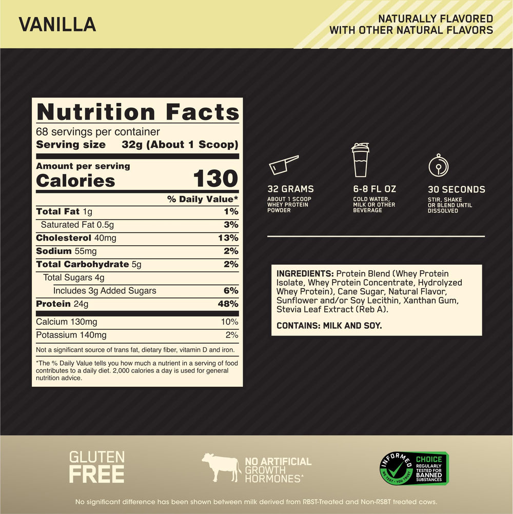Optimum Nutrition cuchara medidora con polvo para control de porción