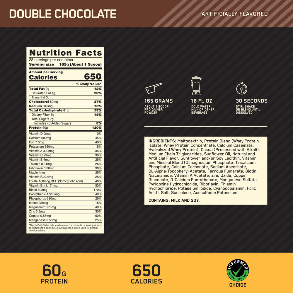 Optimum Nutrition textura del polvo en primer plano, muestra mezcla fina y solubilidad