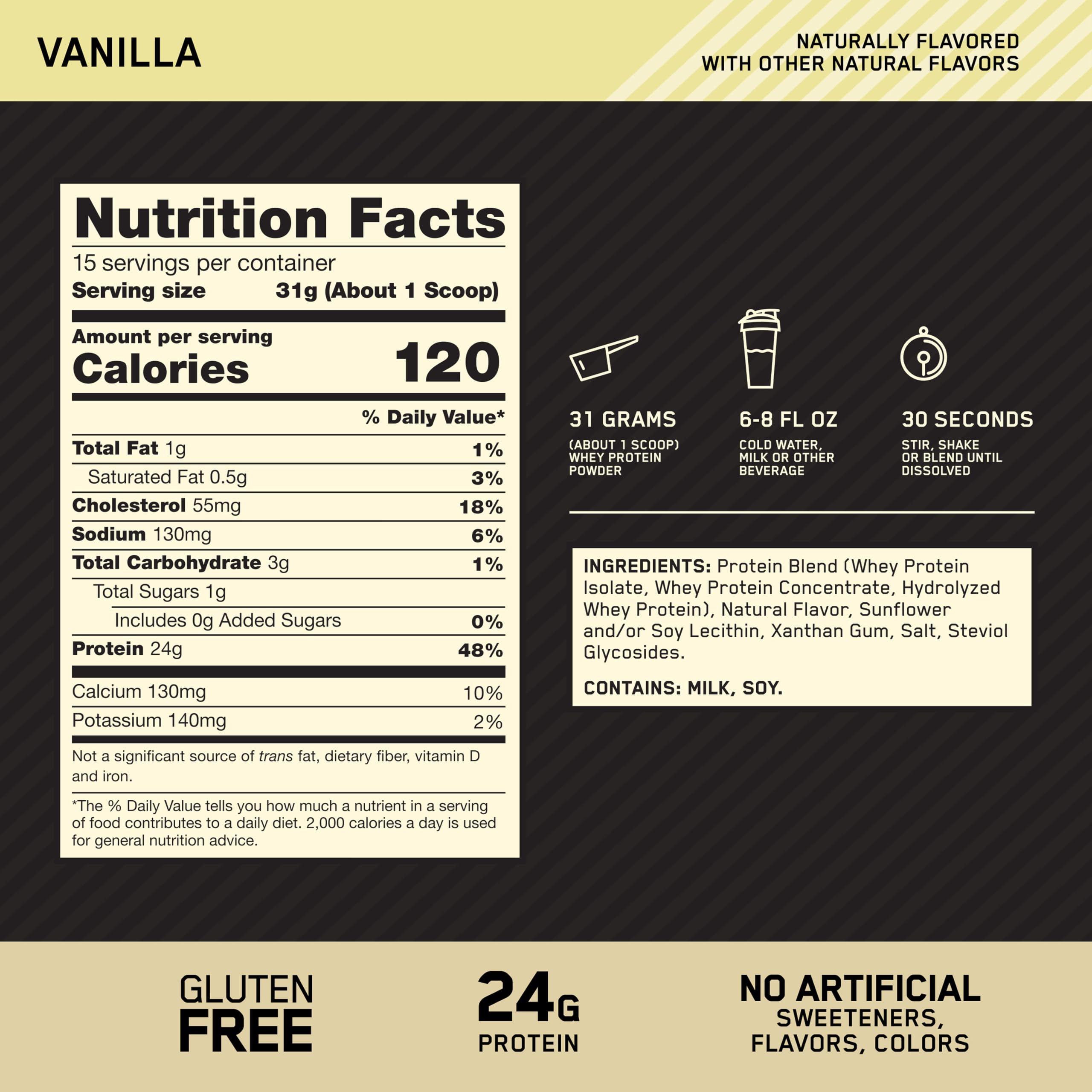 Empaque viejo y nuevo de Optimum Nutrition para mostrar continuidad de calidad