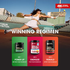 Optimum Nutrition bebida lista en botella para consumir durante actividad física