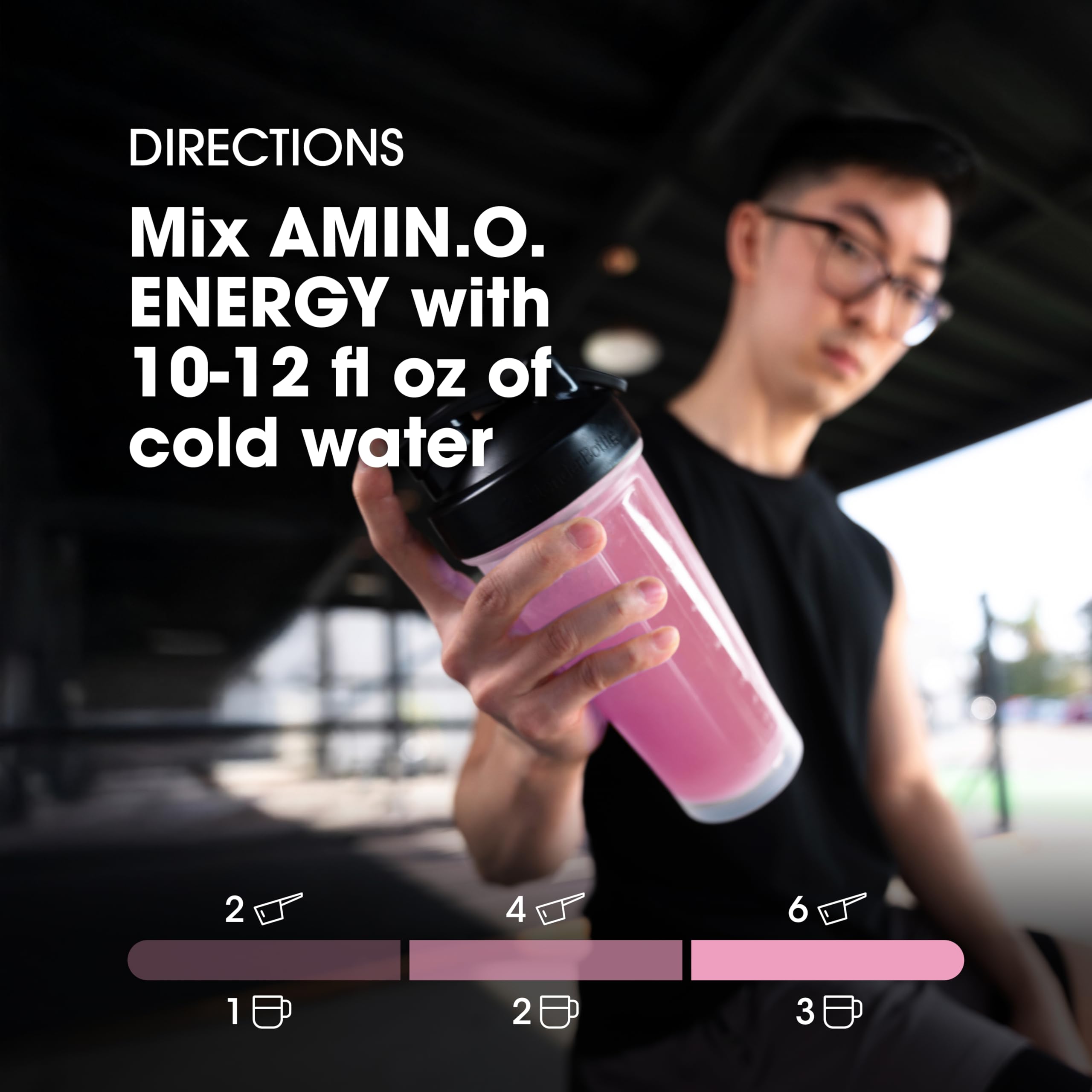 Optimum Nutrition bebida en oficina para foco y concentración durante el día