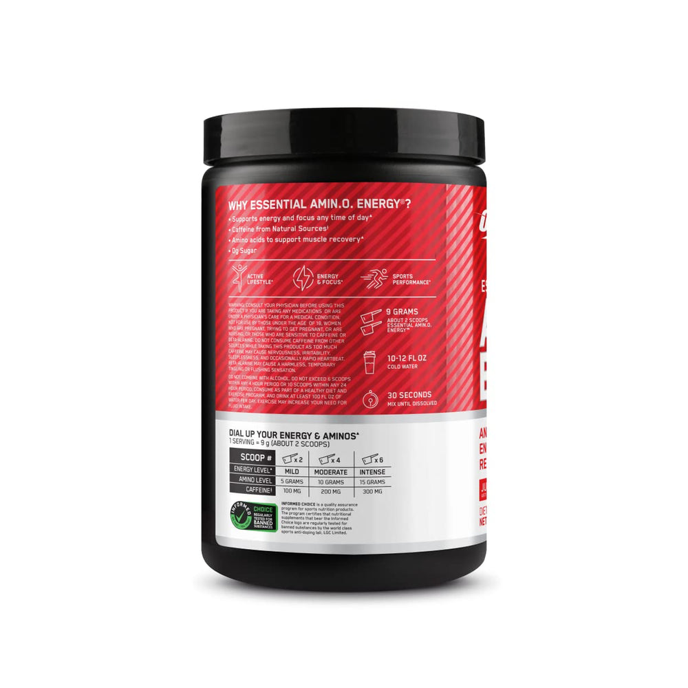 Optimum Nutrition en gimnasio estilo de vida, energía y enfoque para entrenar
