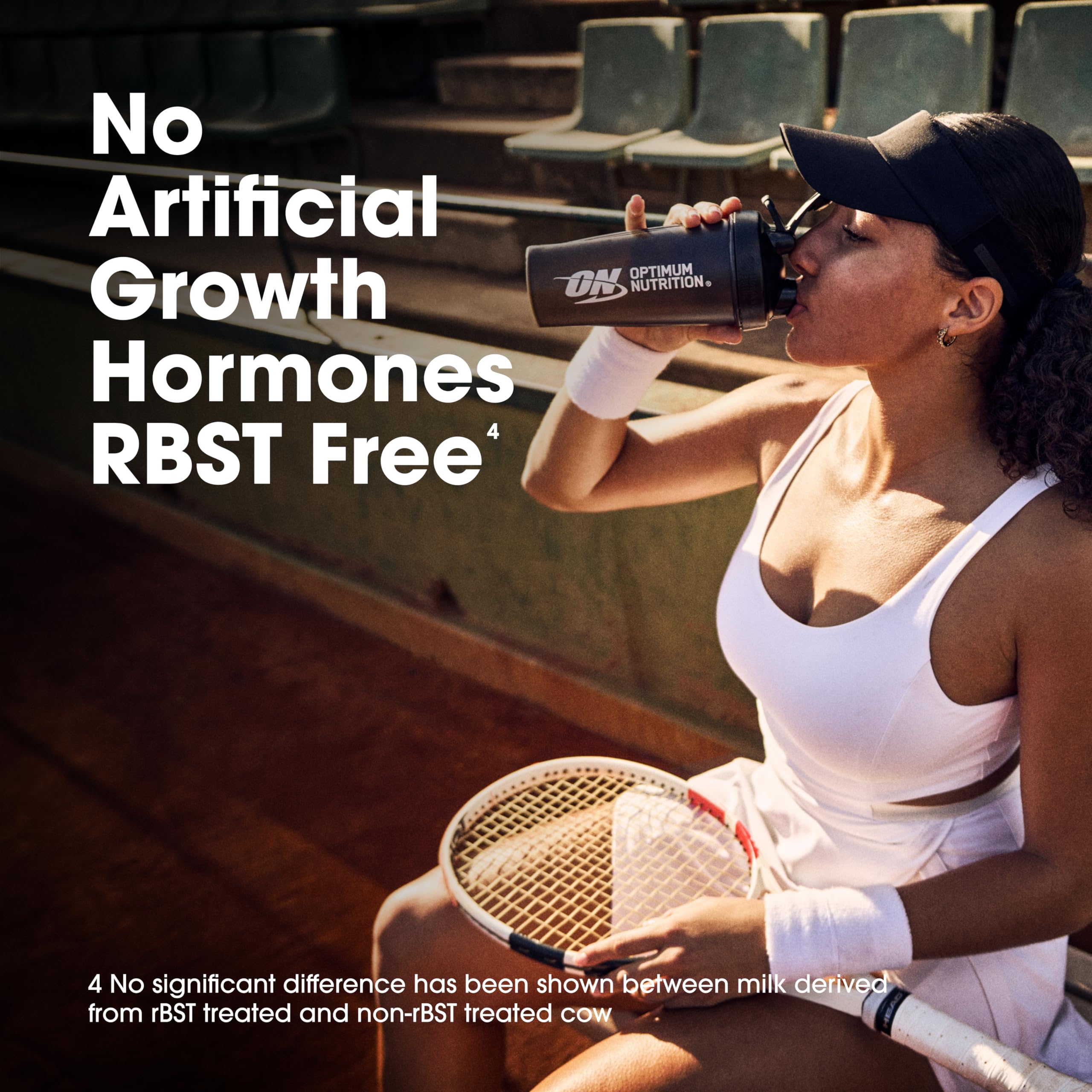 Optimum Nutrition bote en cocina estilo de vida para integrar en rutinas diarias