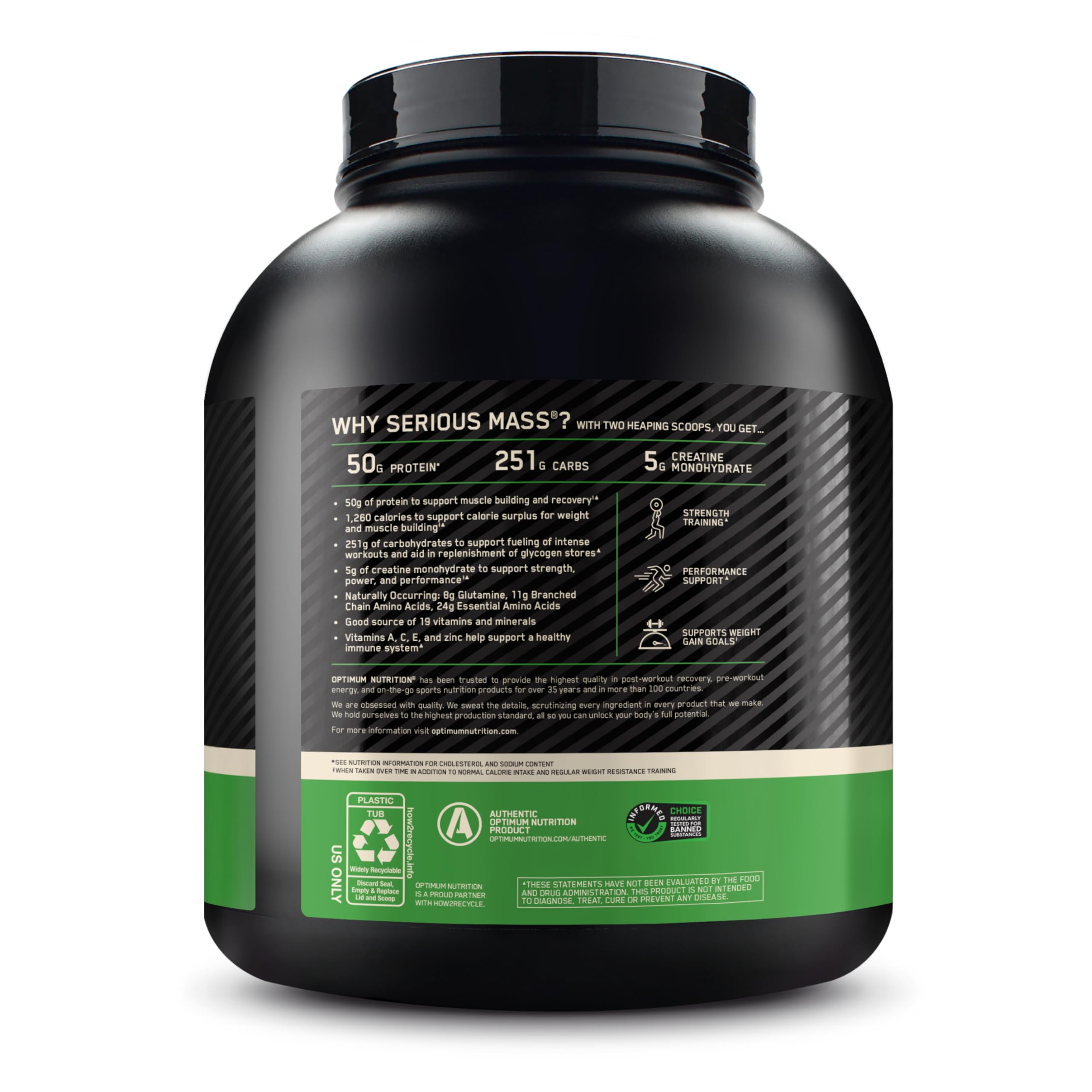 Optimum Nutrition batido en desayuno con frutas y avena, ejemplo de comida hipercalórica
