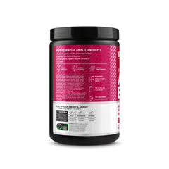 Optimum Nutrition producto en gimnasio mostrando energía y enfoque durante el entrenamiento