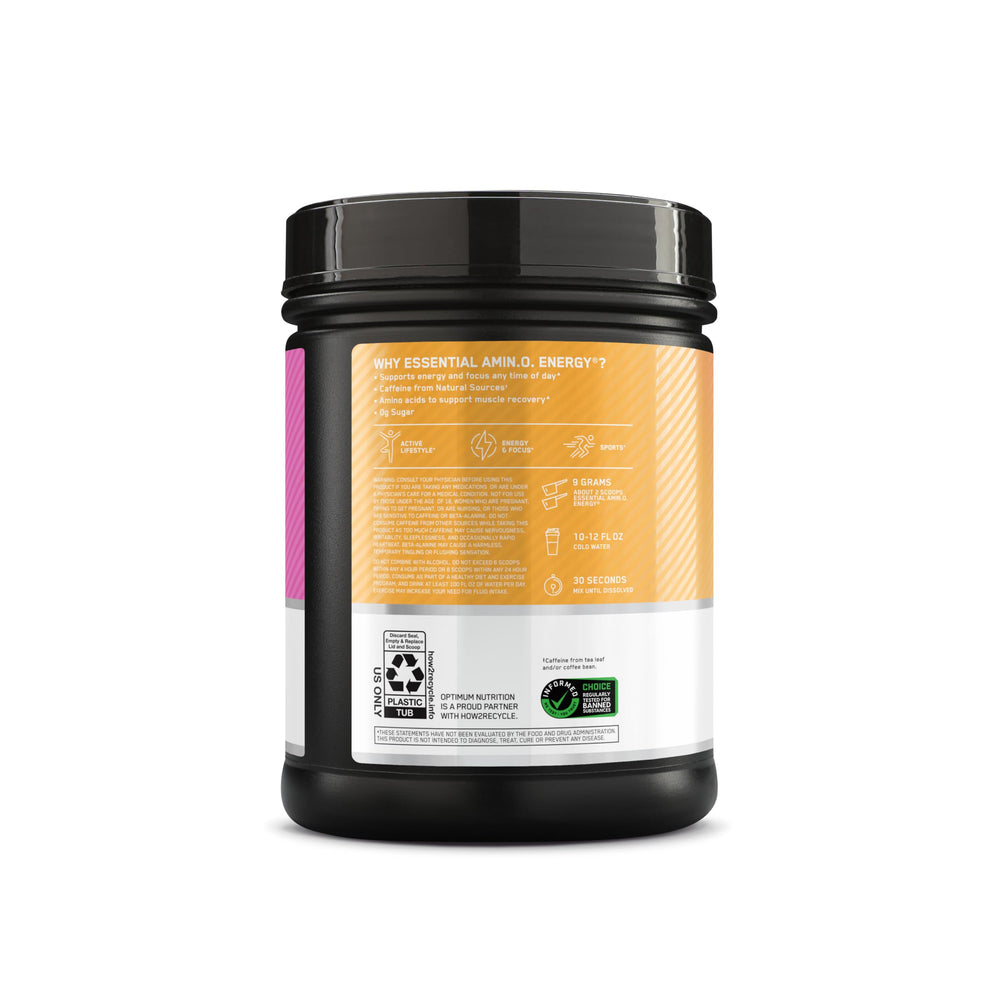 Optimum Nutrition en entorno matutino, apoyo de energía y concentración durante el día