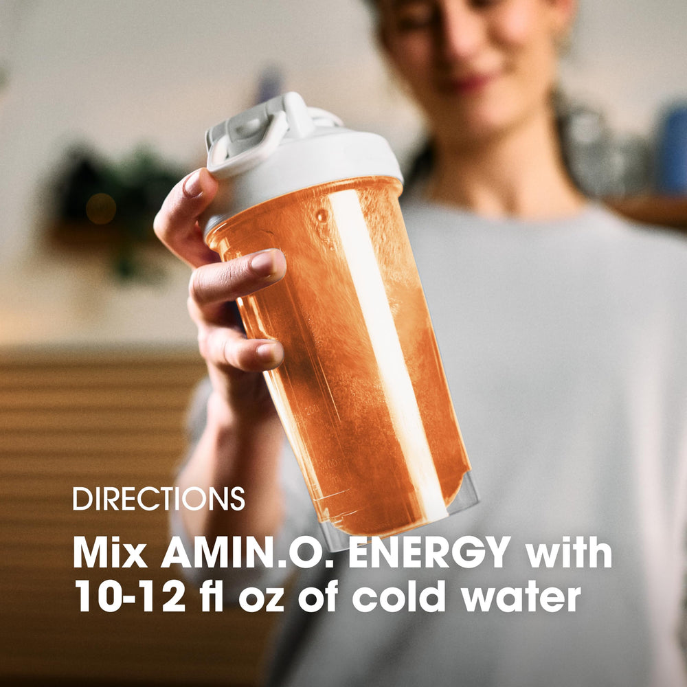 Optimum Nutrition etiqueta nutricional enfocada para ver cafeína, electrolitos y aminoácidos