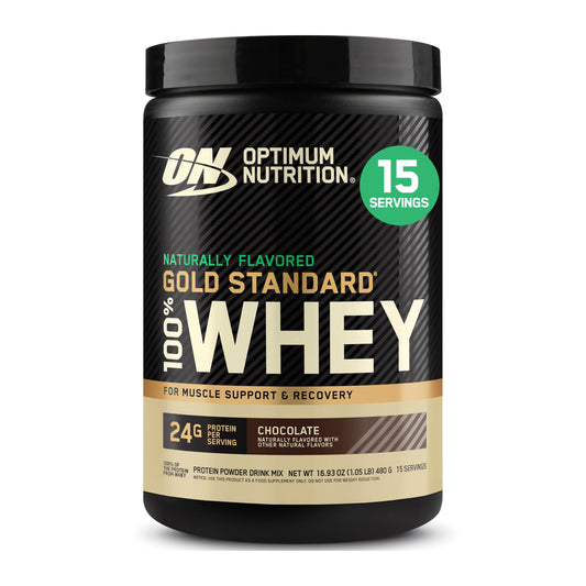 Optimum Nutrition empaque frontal mostrando sello de calidad y beneficios