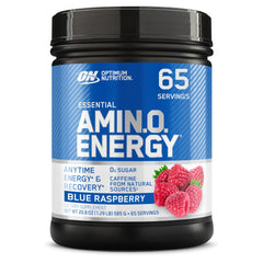 Optimum Nutrition frente del envase mostrando etiqueta y sabor