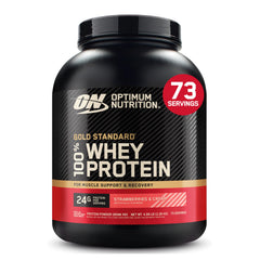 Optimum Nutrition frontal del producto mostrando el envase y beneficio claridad