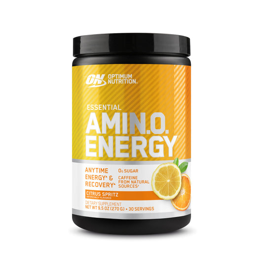 Optimum Nutrition vista frontal del envase que transmite calidad y confianza