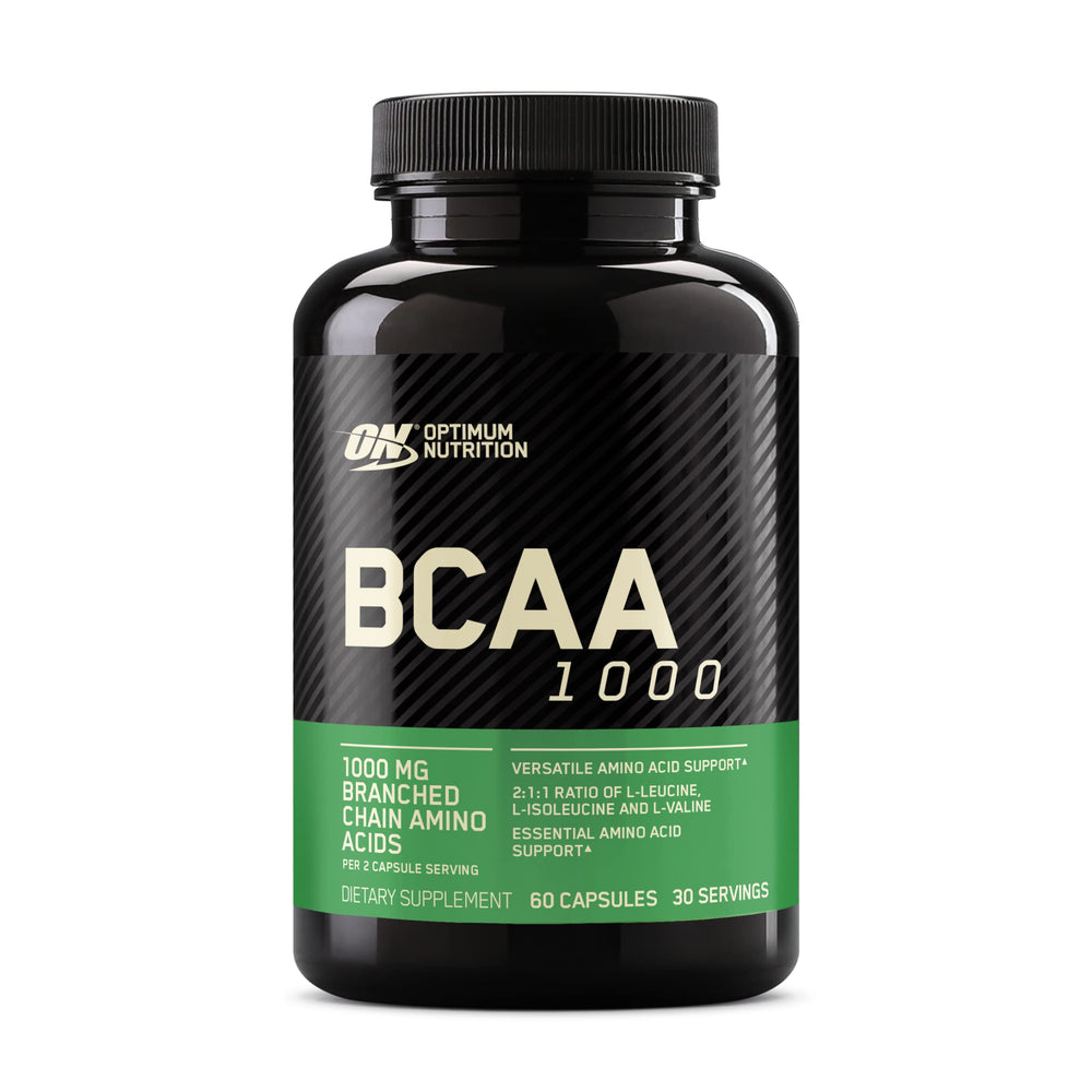 Optimum Nutrition envase frontal mostrando tamaño y raciones