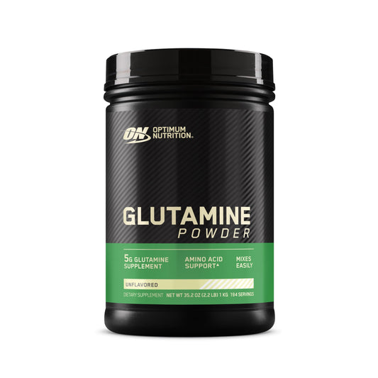 Optimum Nutrition envase frontal mostrando tinte neutro y diseño profesional para confianza
