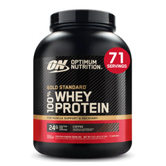 Optimum Nutrition envase frontal mostrando diseño y beneficio de recuperación