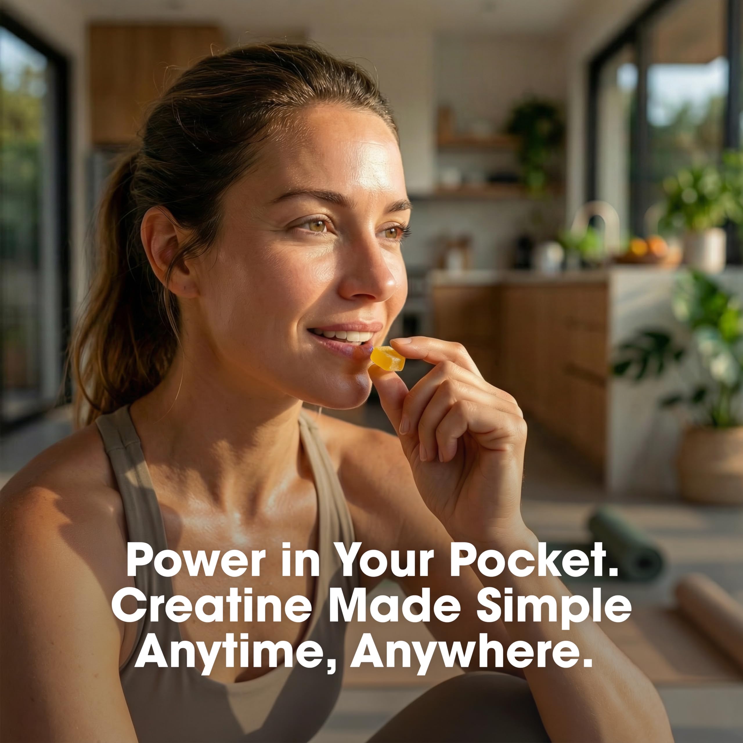 Optimum Nutrition comparación de tamaño en mano para referencia de porción
