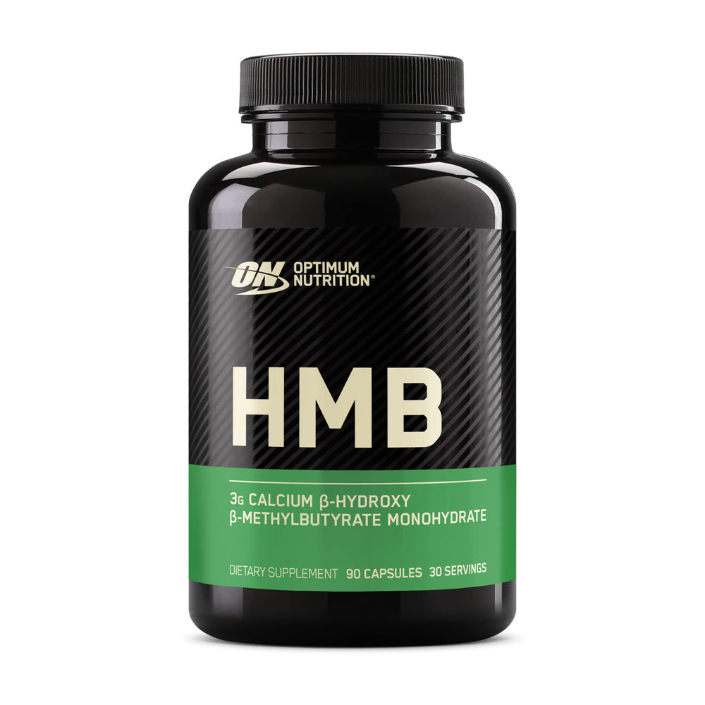 Optimum Nutrition frasco frontal con 90 cápsulas y dosis clara para recuperación