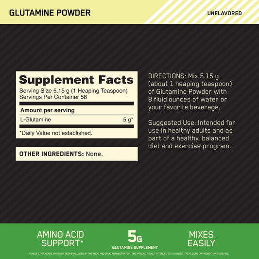 Optimum Nutrition polvo en cuchara textura fina y fácil mezcla