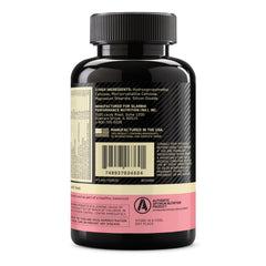 Optimum Nutrition botella abierta con cápsulas mostrando cantidad